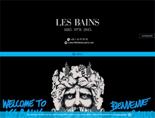 Tablet Screenshot of lesbains-paris.com